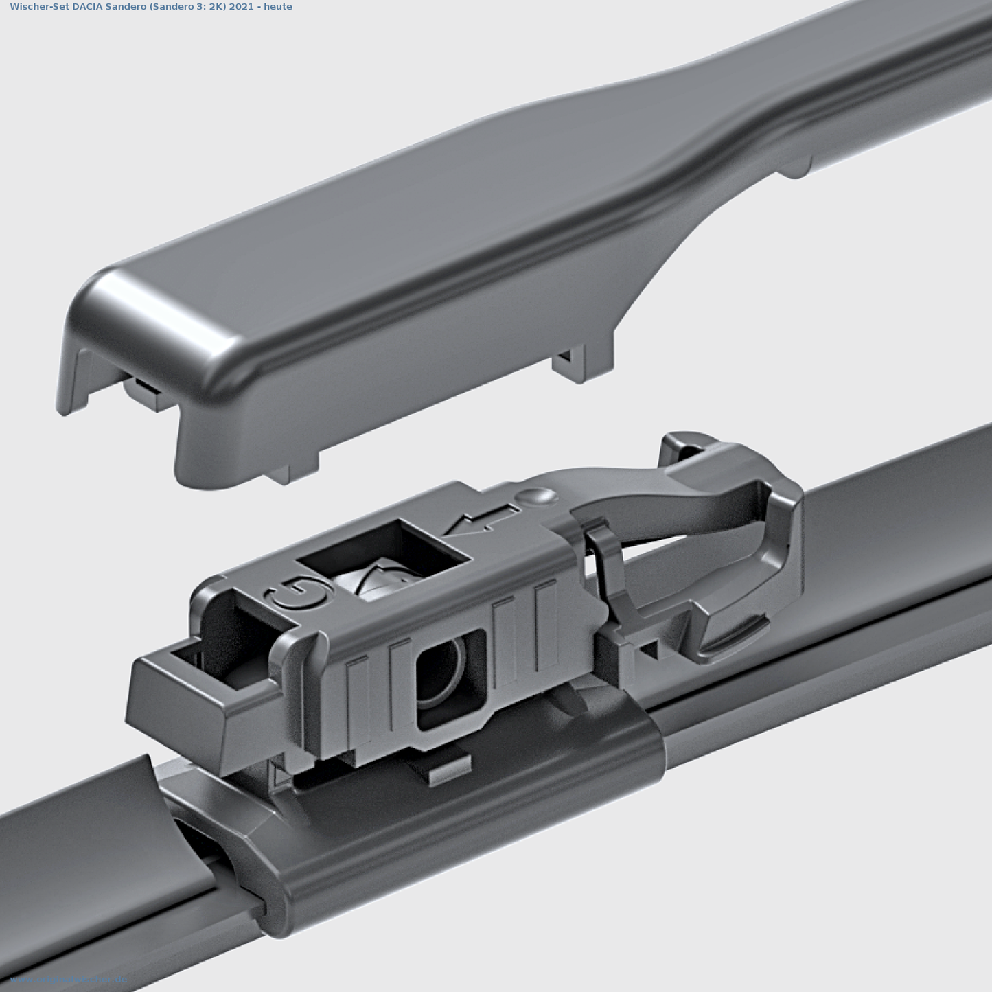 Bild 2: Wischer-Set DACIA Sandero (Sandero 3: 2K) 2021 - heute