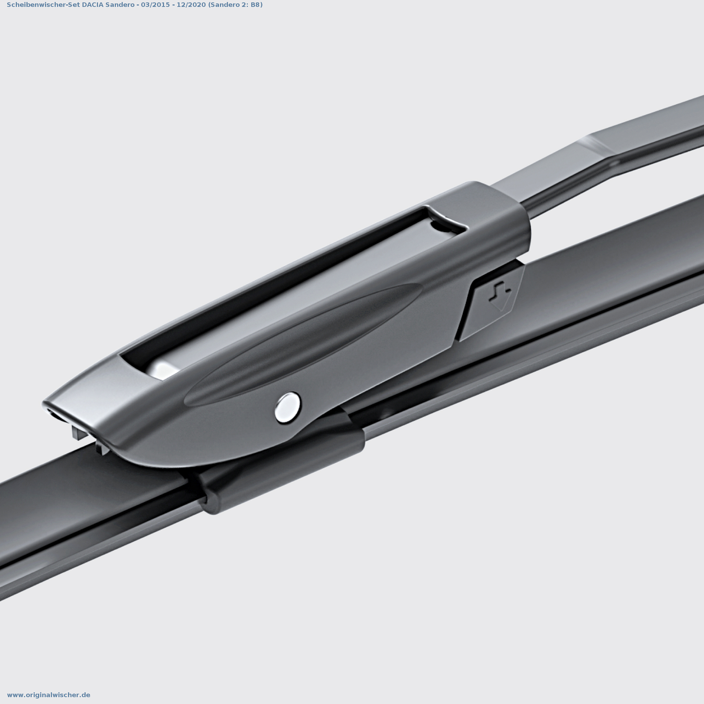 Bild 3: Scheibenwischer-Set DACIA Sandero - 03/2015 - 12/2020 (Sandero 2: B8)