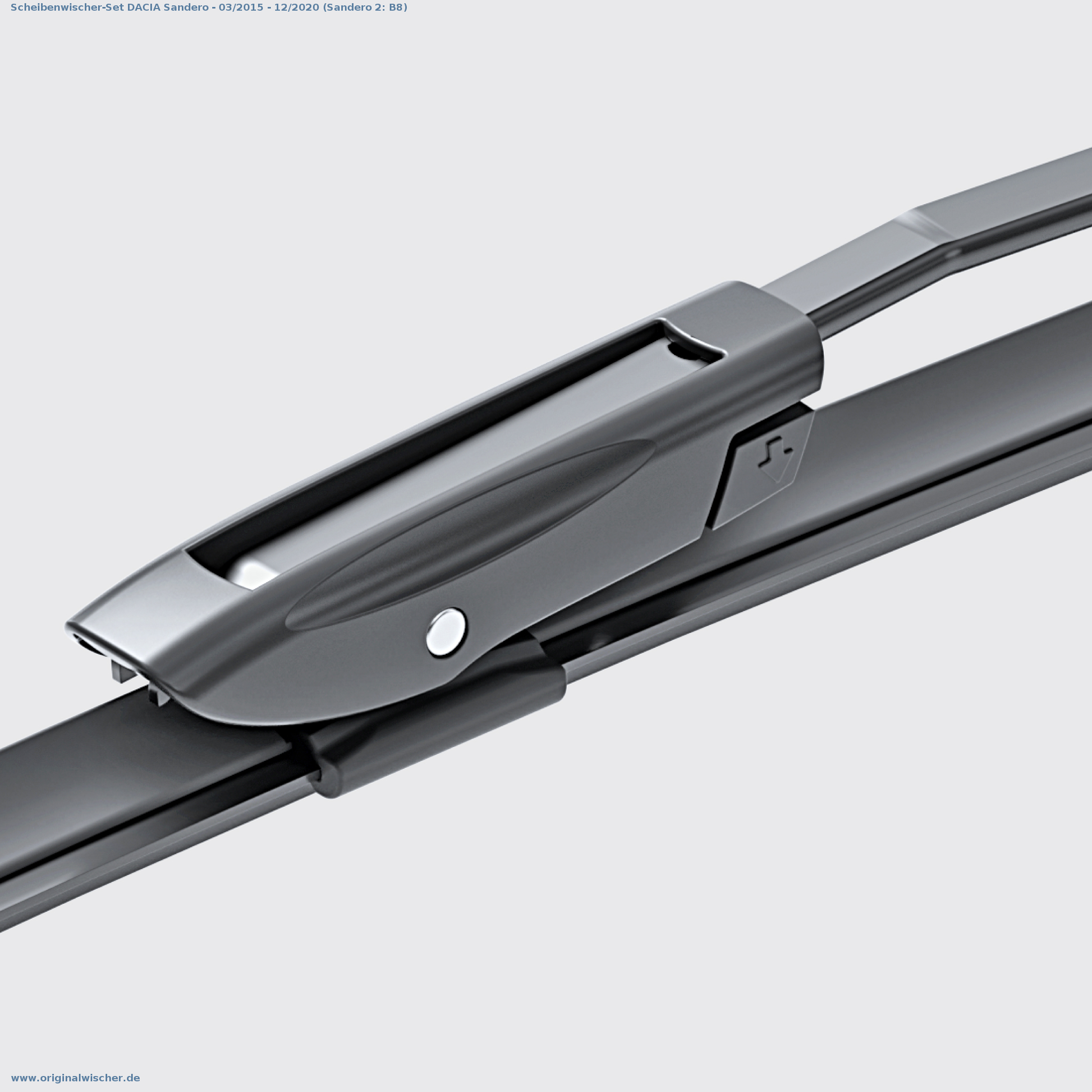 Bild 3: Scheibenwischer-Set DACIA Sandero - 03/2015 - 12/2020 (Sandero 2: B8)