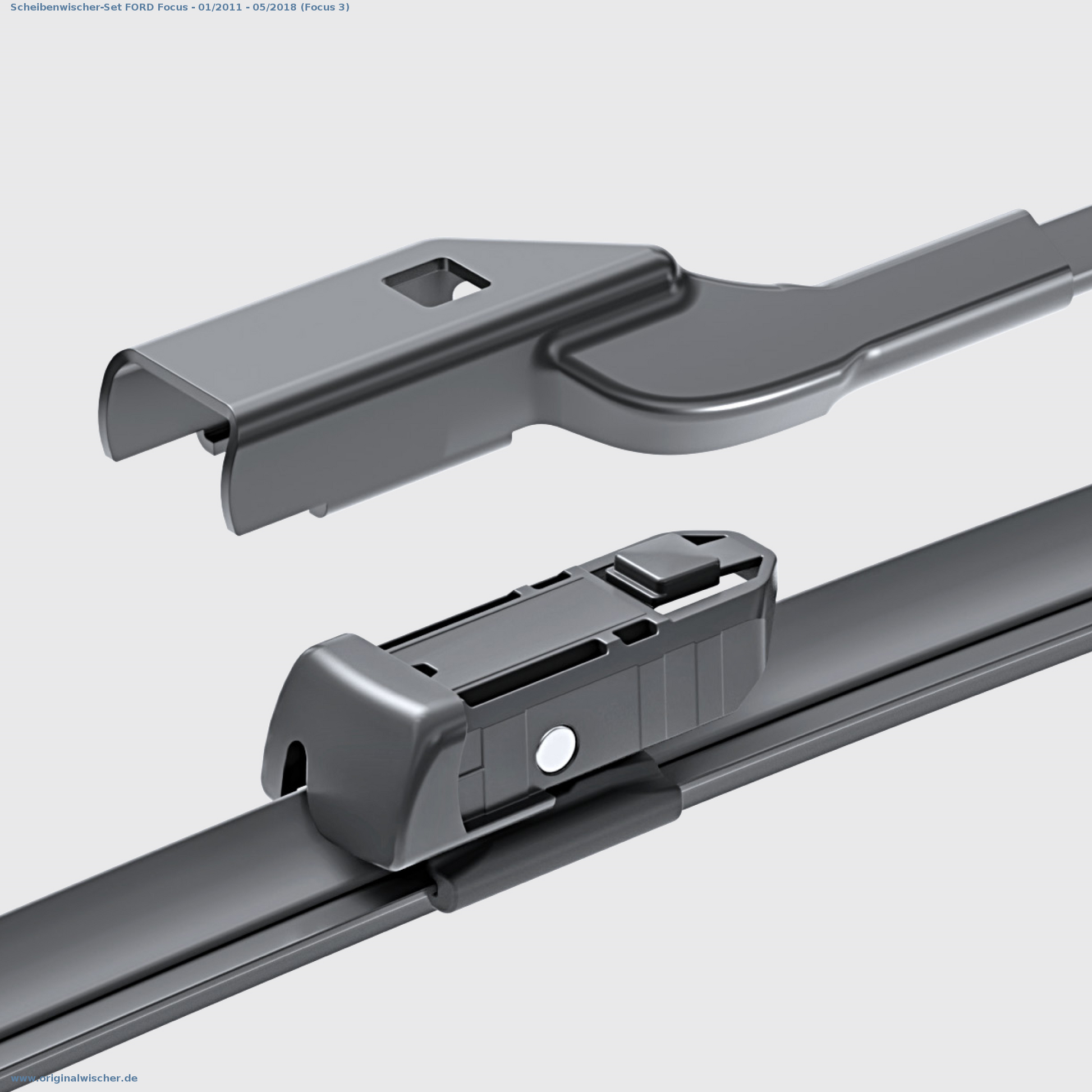 Bild 2: Scheibenwischer-Set FORD Focus - 01/2011 - 05/2018 (Focus 3)
