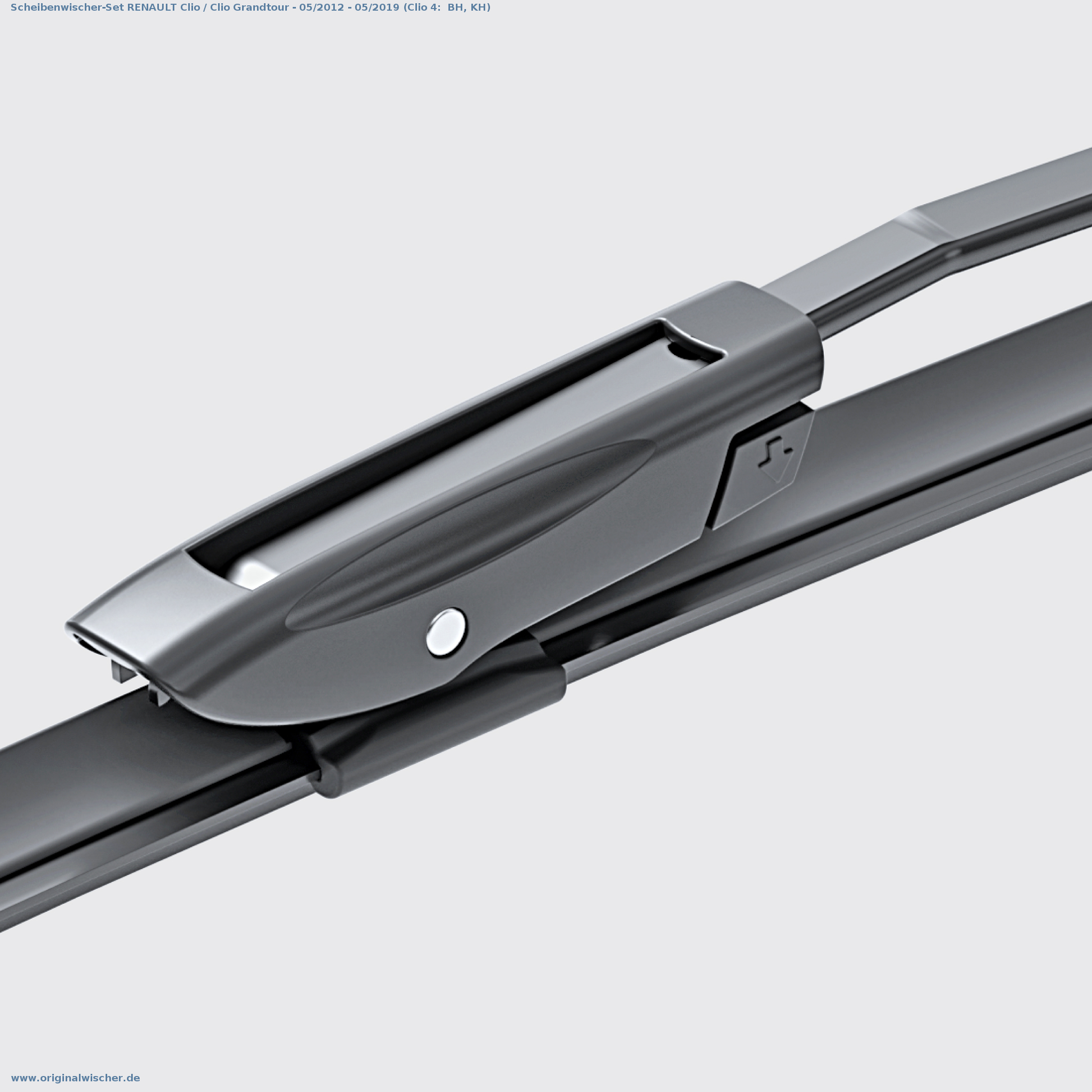 Bild 3: Scheibenwischer-Set RENAULT Clio / Clio Grandtour - 05/2012 - 05/2019 (Clio 4:  BH, KH)