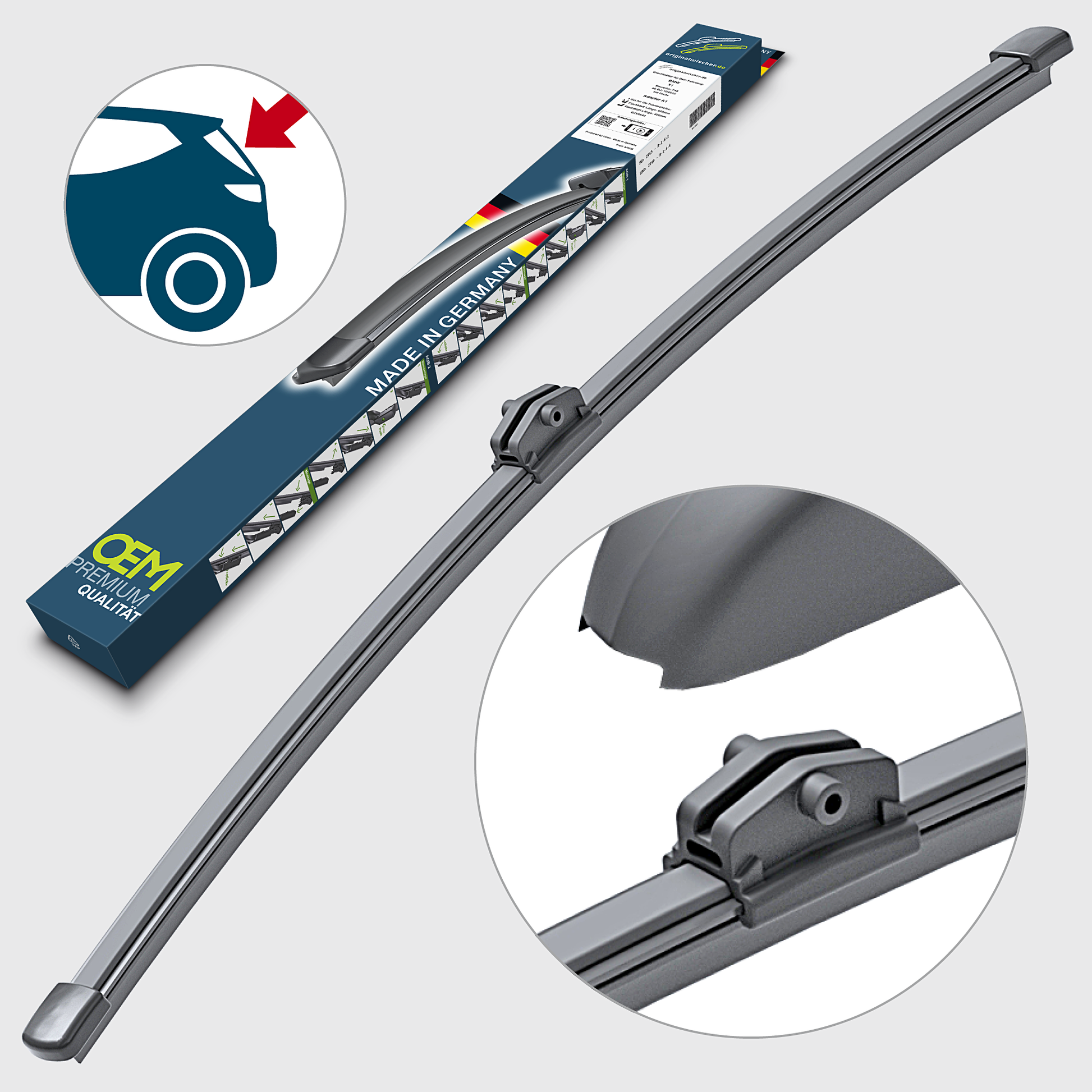 Bild 1: Heckwischer Mercedes EQE (V295) 2022 - heute