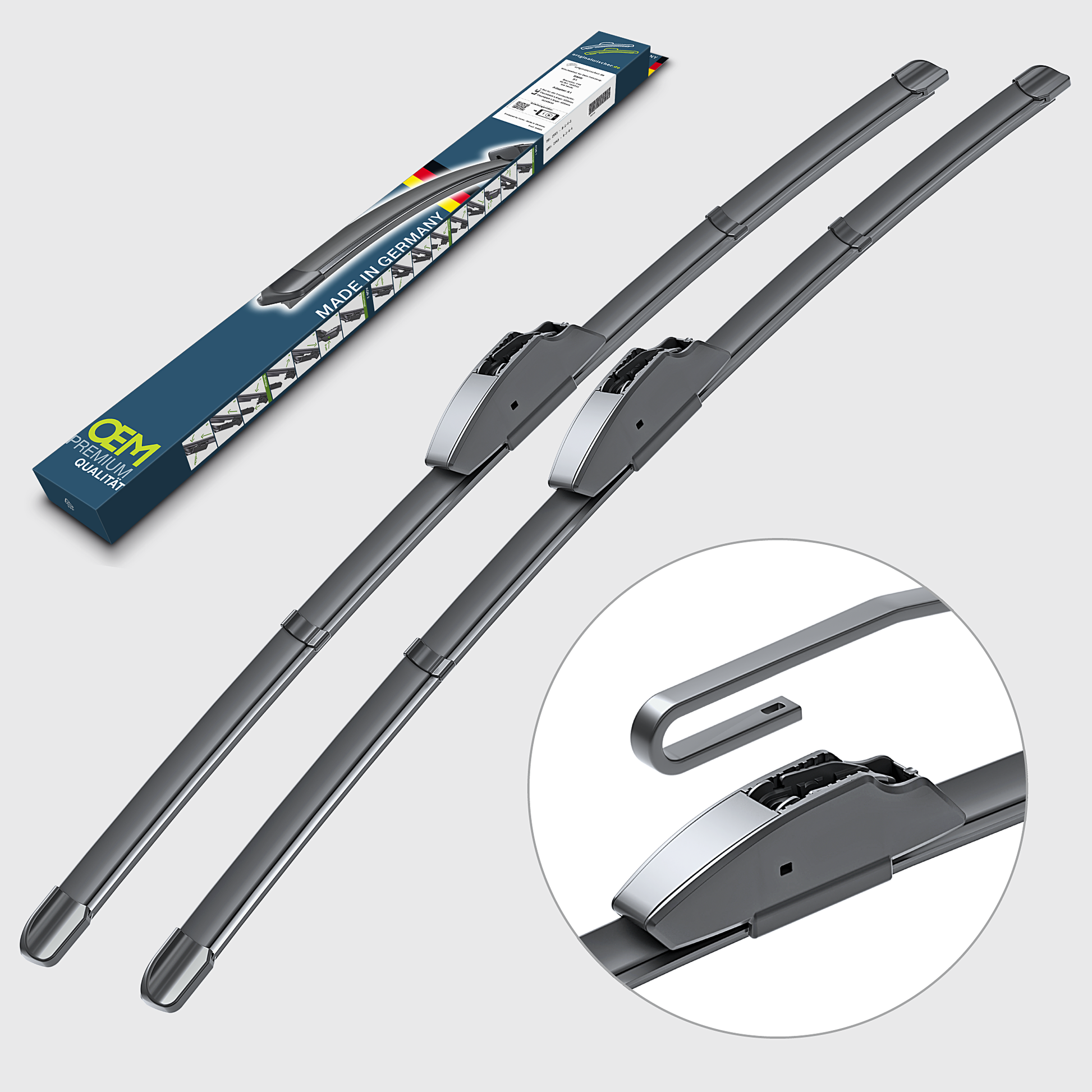 Bild 1: Wischer-Set KIA Rio (Rio 2: JB) 2005 - 2011