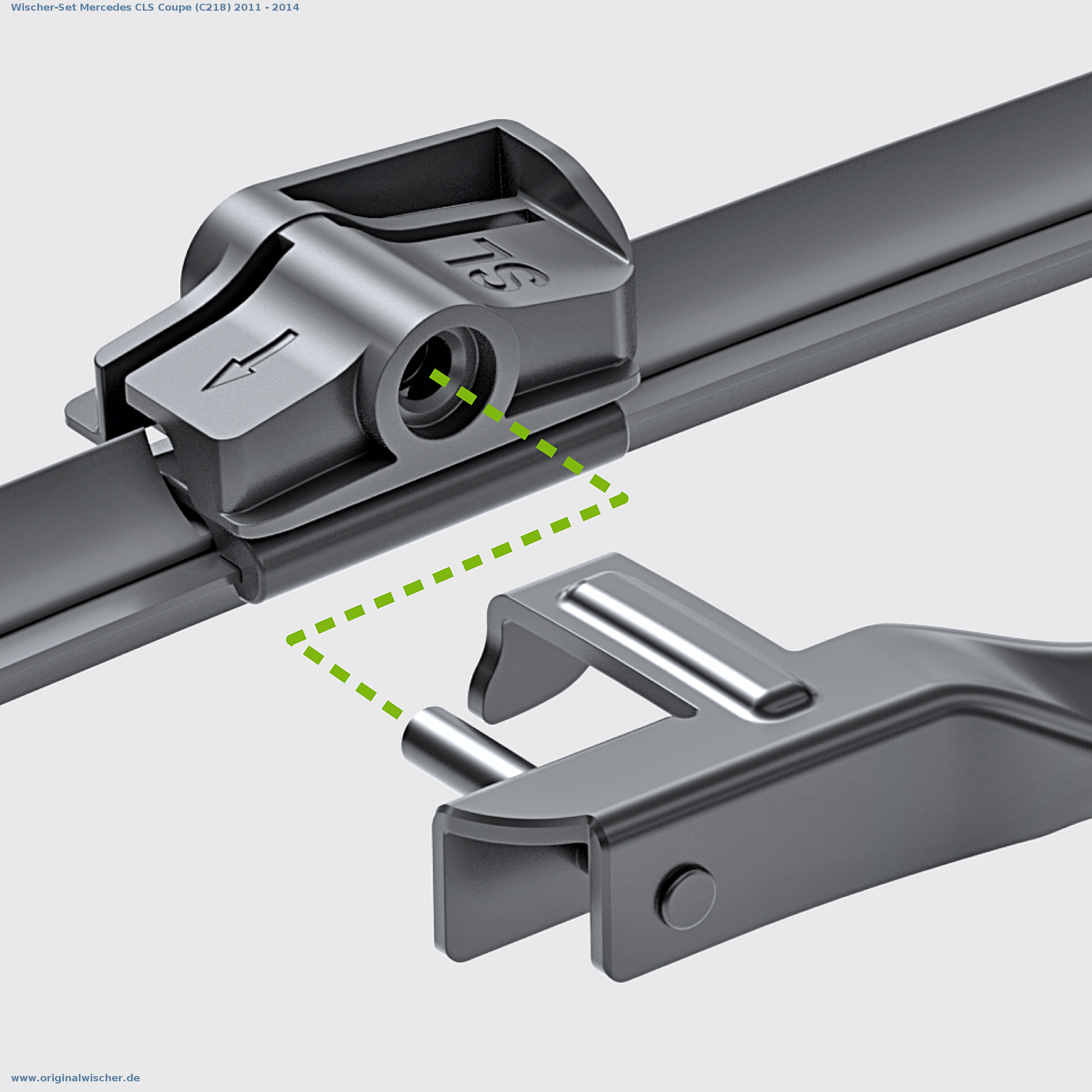 Bild 2: Wischer-Set Mercedes CLS Coupe (C218) 2011 - 2014