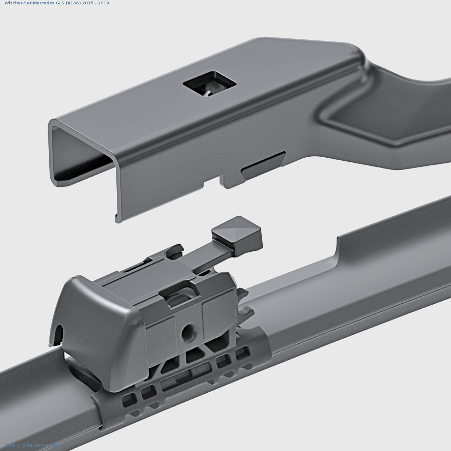 Bild 2: Wischer-Set Mercedes GLS (X166) 2015 - 2019