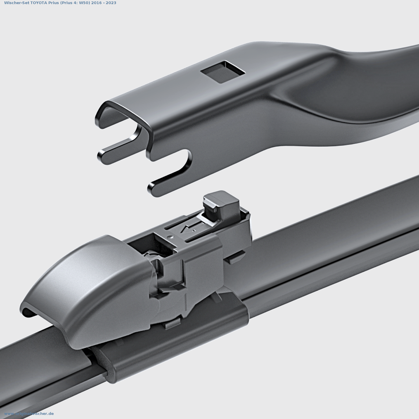 Bild 2: Wischer-Set TOYOTA Prius (Prius 4: W50) 2016 - 2023