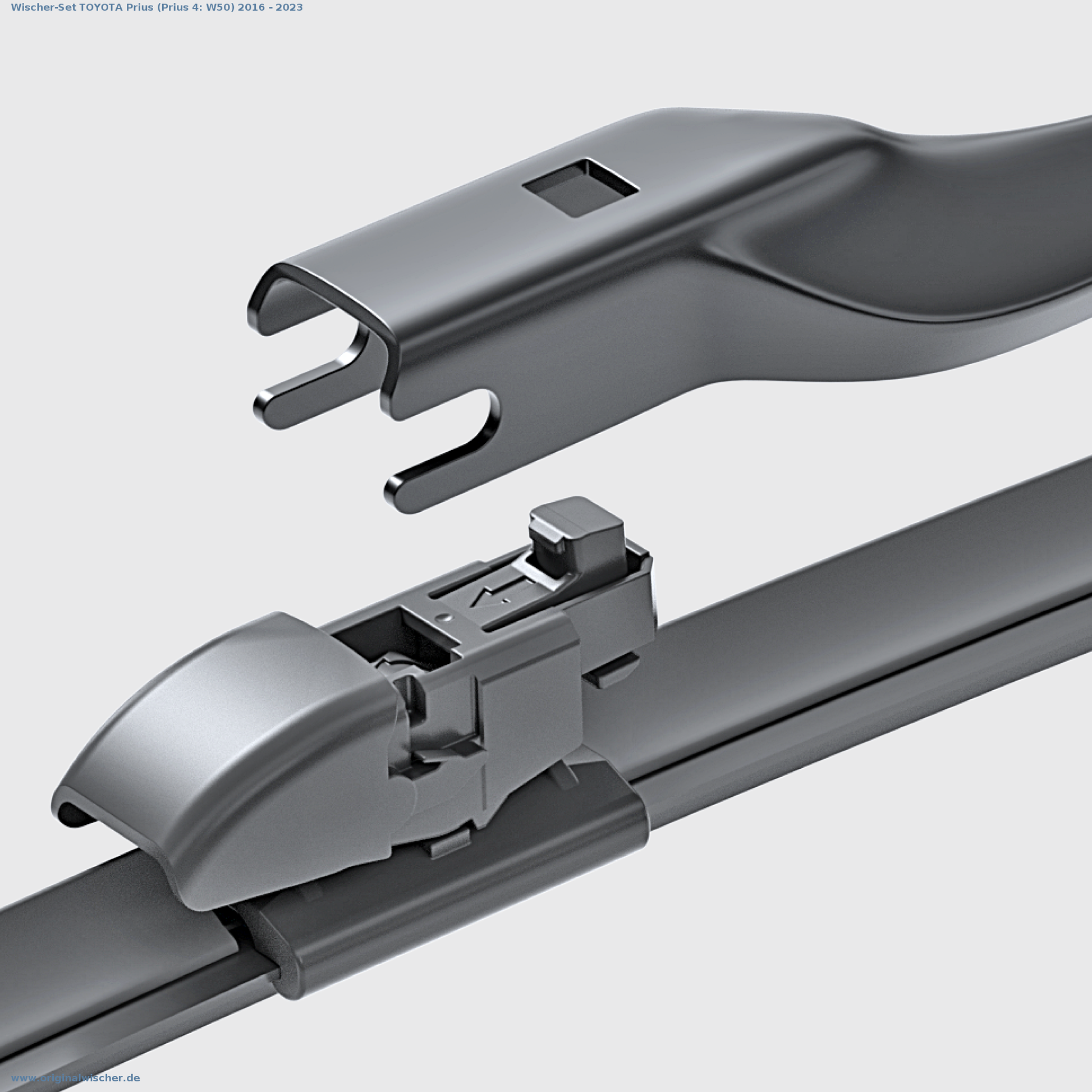 Bild 2: Wischer-Set TOYOTA Prius (Prius 4: W50) 2016 - 2023