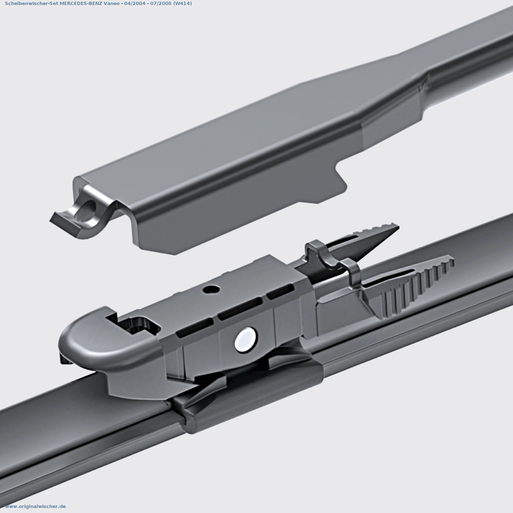 Bild 2: Scheibenwischer-Set MERCEDES-BENZ Vaneo - 04/2004 - 07/2006 (W414)