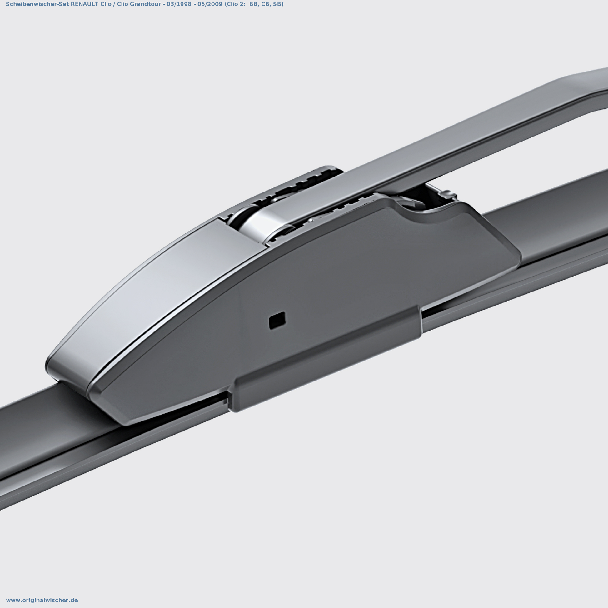 Bild 3: Scheibenwischer-Set RENAULT Clio / Clio Grandtour - 03/1998 - 05/2009 (Clio 2:  BB, CB, SB)
